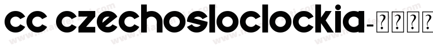 CC Czechosloclockia字体转换